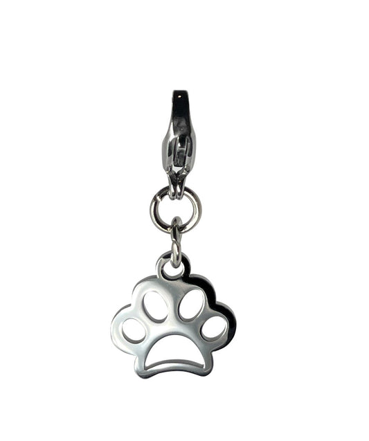 Shiny Metal Silver Paw