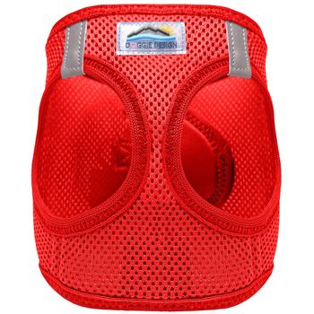 American River Solid Ultra Choke Free Dog Harness - Red