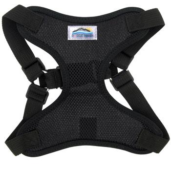 Wrap and Snap Choke Free Dog Harness by Doggie Design - Black
